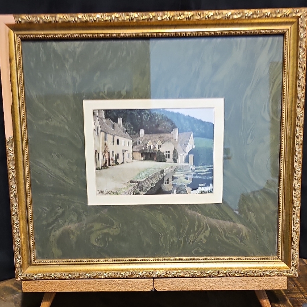 Chateau On Pond - Signed - Limited Edition Print.